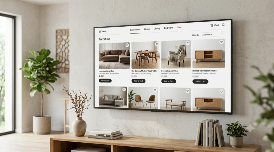 Furniture products online store