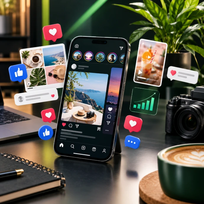 Social media marketing content